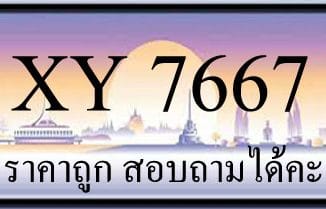 ขายทะเบียน 7667 ราคาถูก