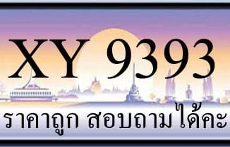 ขายทะเบียนรถ 9393 ราคาถูก