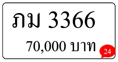 ขายทะเบียน ภม 3366