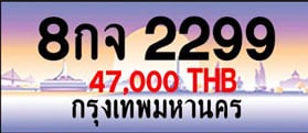 ขายทะเบียน 8กจ 2299
