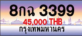 ขายทะเบียน 8กฉ 3399