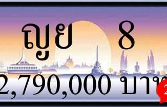 ขายทะเบียน ญย 8