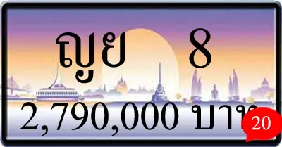 ขายทะเบียน ญย 8