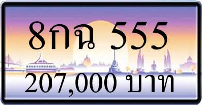 ขายทะเบียน 8กฉ 555