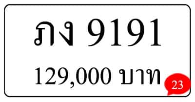 ขายทะเบียน ภง 9191
