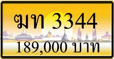 ขายทะเบียน ฆท 3344