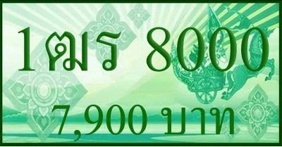 ขายทะเบียน 1ฒร 8000