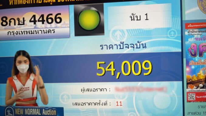 เปิดประมูลทะเบียนรถ แบบ new normal ทิศทางราคาเป็นอย่างไร