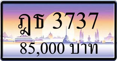 ขายทะเบียนรถ ฎธ 3737