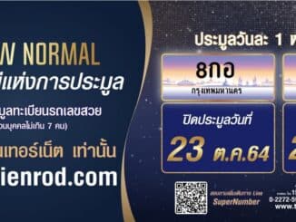 เปิดประมูลทะเบียนรถหมวด 8กอ 8กฮ ในวันที่ 23 ตุลาคม และ 24 ตุลาคม นี้