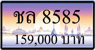 ขายทะเบียนรถ ชล 8585