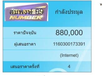 หมวดที่จะประมูล ประมูลหมายเลขทะเบียนที่มีลักษณะพิเศษ ครั้งที่ 1/2565