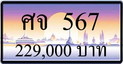 ขายทะเบียน ศจ 567