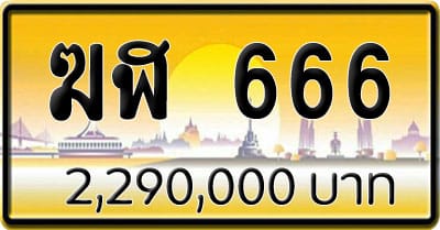ขายทะเบียน ฆฬ 666