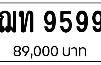 ขายทะเบียนรถ ฌท 9599