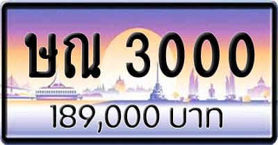 ขายทะเบียน ษณ 3000