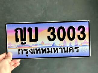 ขายทะเบียนรถ ญบ 3003