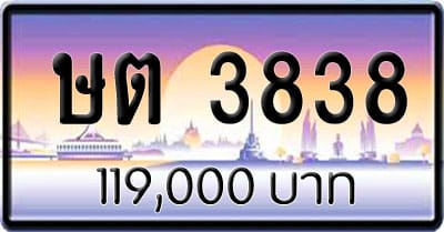 ขายทะเบียน ษต 3838