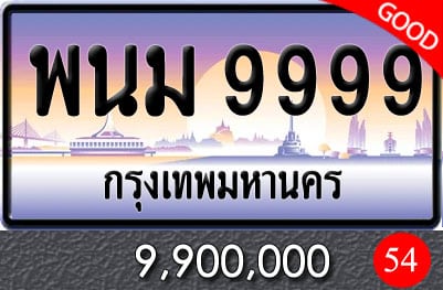 ขายทะเบียน พนม 9999