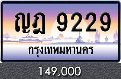 ทะเบียน ญฎ 9229