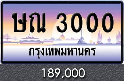 ทะเบียน ษณ 3000