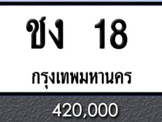 ขายทะเบียน ชง 18