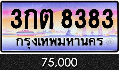 ทะเบียน 3กต 8383