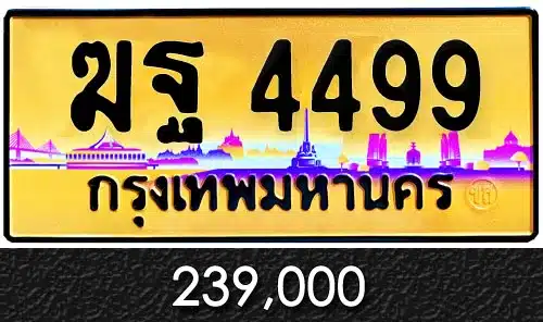 ขายทะเบียนรถ รับซื้อทะเบียนรถ ป้ายทะเบียนประมูล ราคาถูก 5 ขายทะเบียนรถ ฆฐ 4499