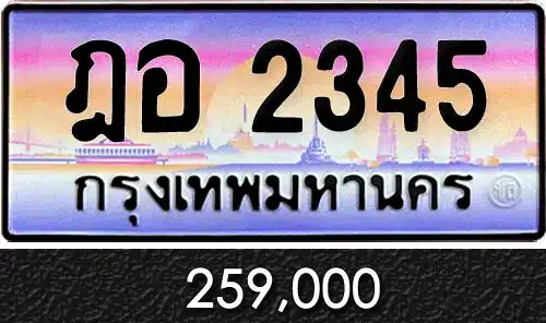 Vtabien ศูนย์รวม ขายทะเบียนรถ ออนไลน์ เลขสวย มงคล 49 ทะเบียน ฎอ 2345